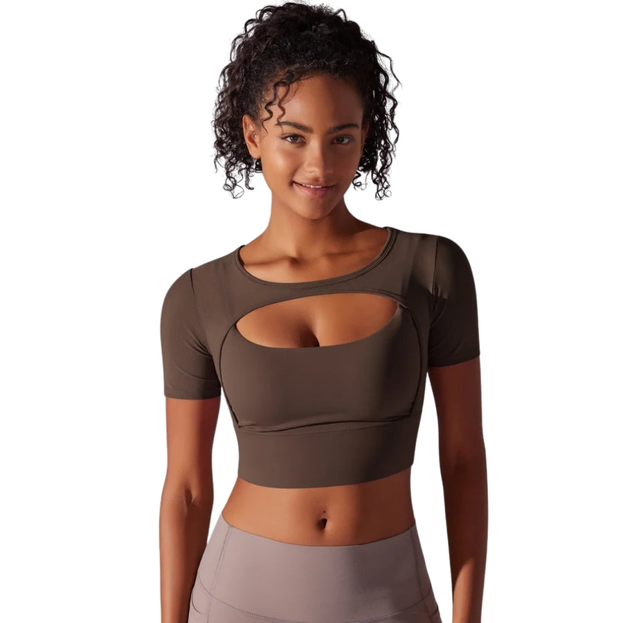 Fitness Double Layer Yoga Clothing Top Women