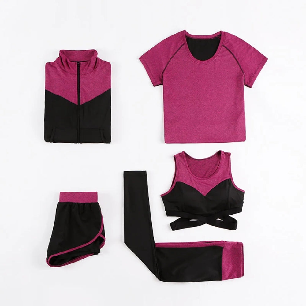 The gym runs a two-piece set