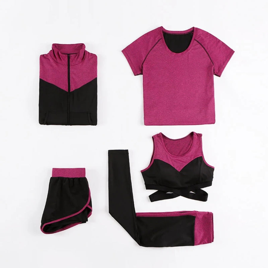 The gym runs a two-piece set