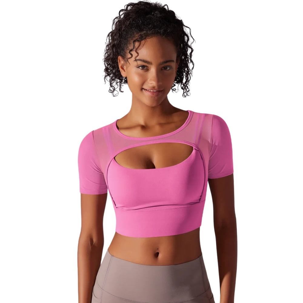 Fitness Double Layer Yoga Clothing Top Women