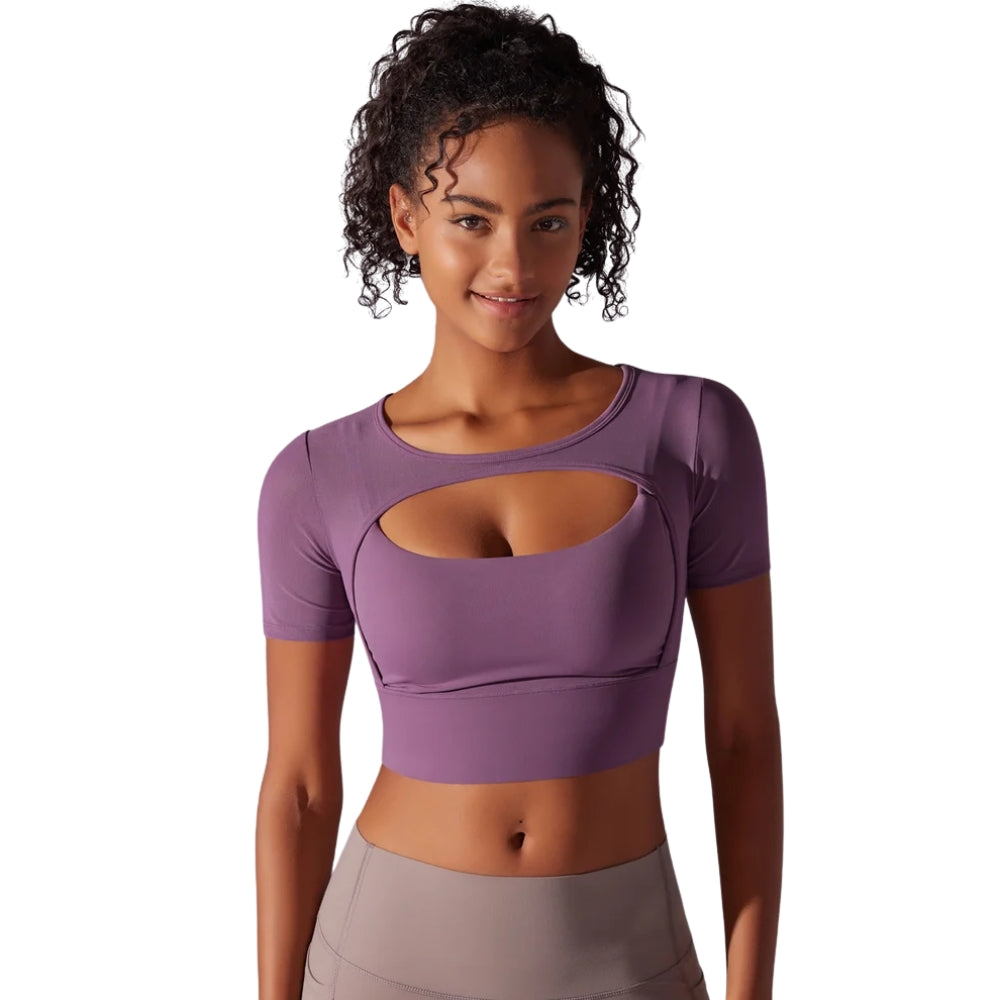 Fitness Double Layer Yoga Clothing Top Women